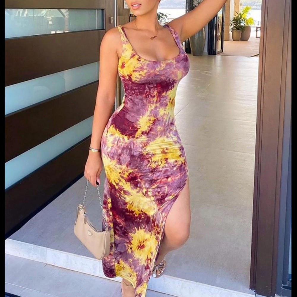Fashion Nova Tye Dye Dress
